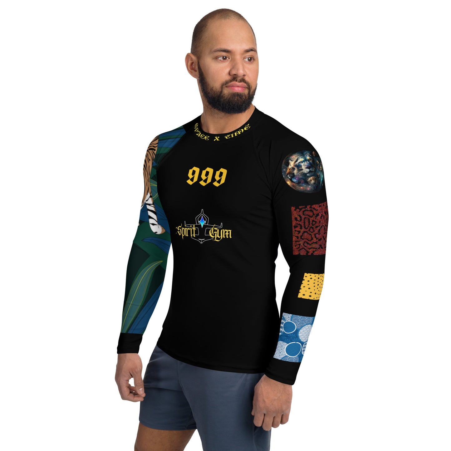 Spirit Gym slim fit stylish fashionable Men's Rash Guard