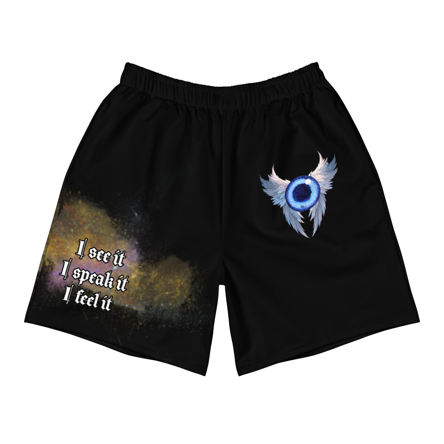 Spirit Gym Third eye crown chakra All-Over Print Unisex Athletic Long Shorts