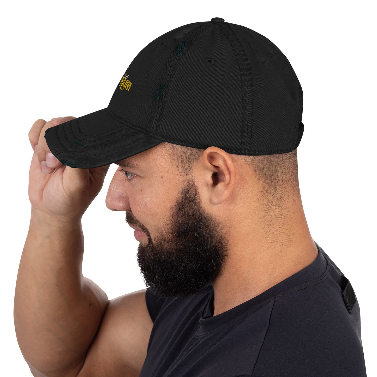 Spirit Gym unisex Distressed Dad baseball Hat