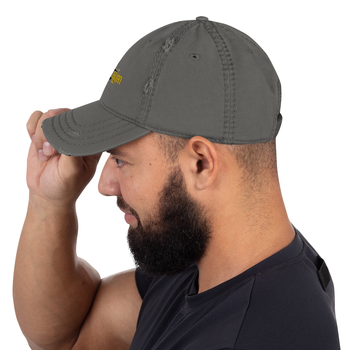 Spirit Gym unisex Distressed Dad baseball Hat