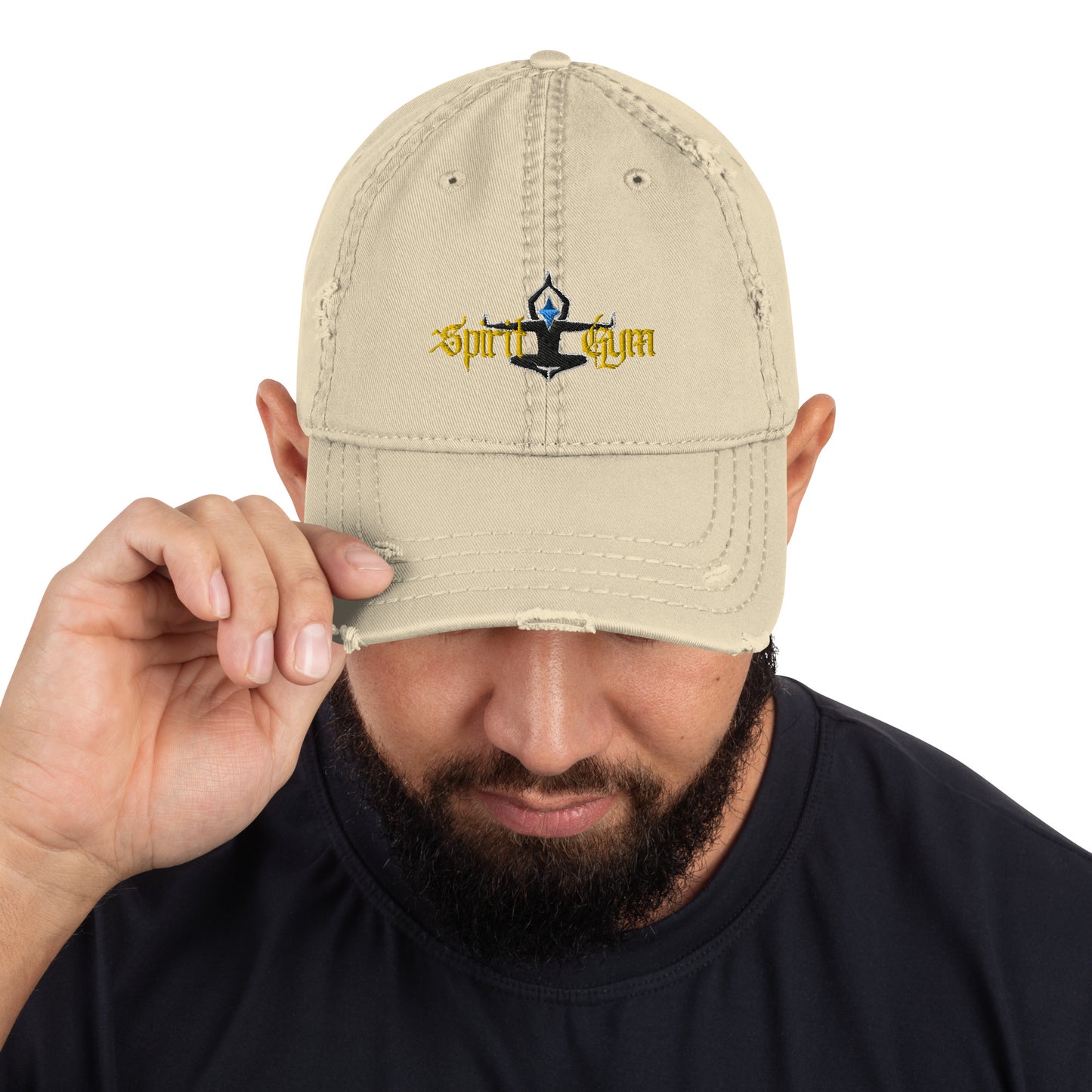 Spirit Gym unisex Distressed Dad baseball Hat