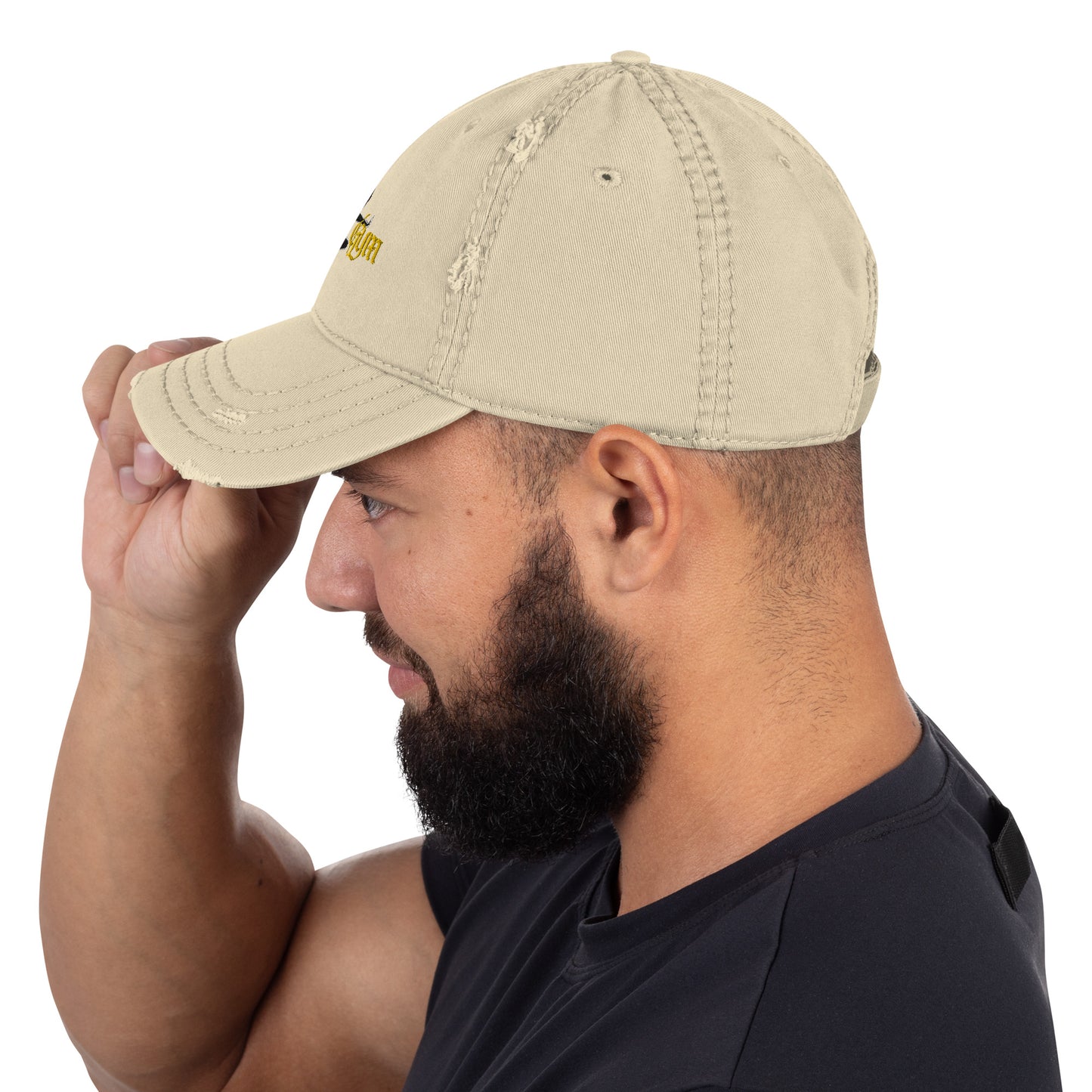 Spirit Gym unisex Distressed Dad baseball Hat