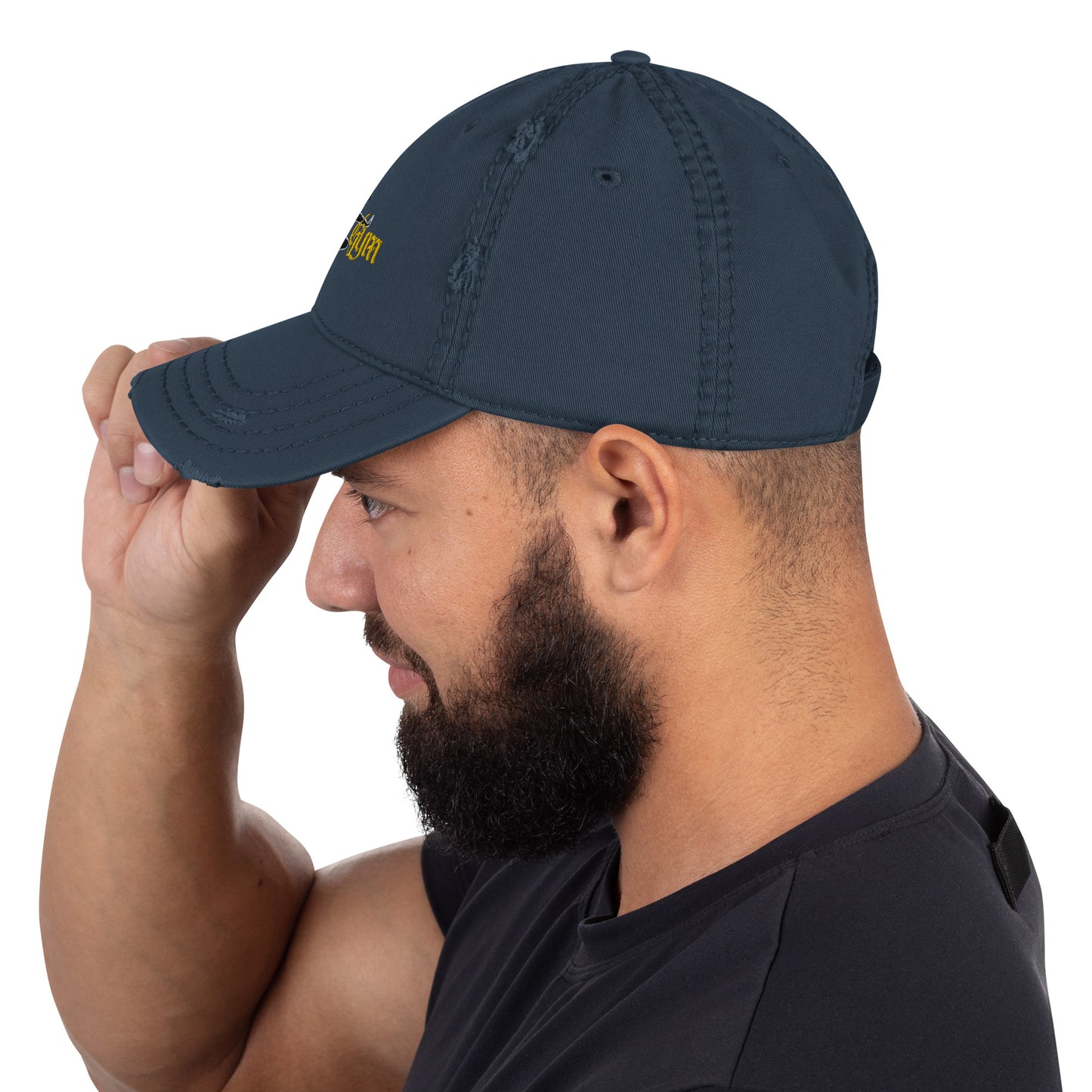 Spirit Gym unisex Distressed Dad baseball Hat