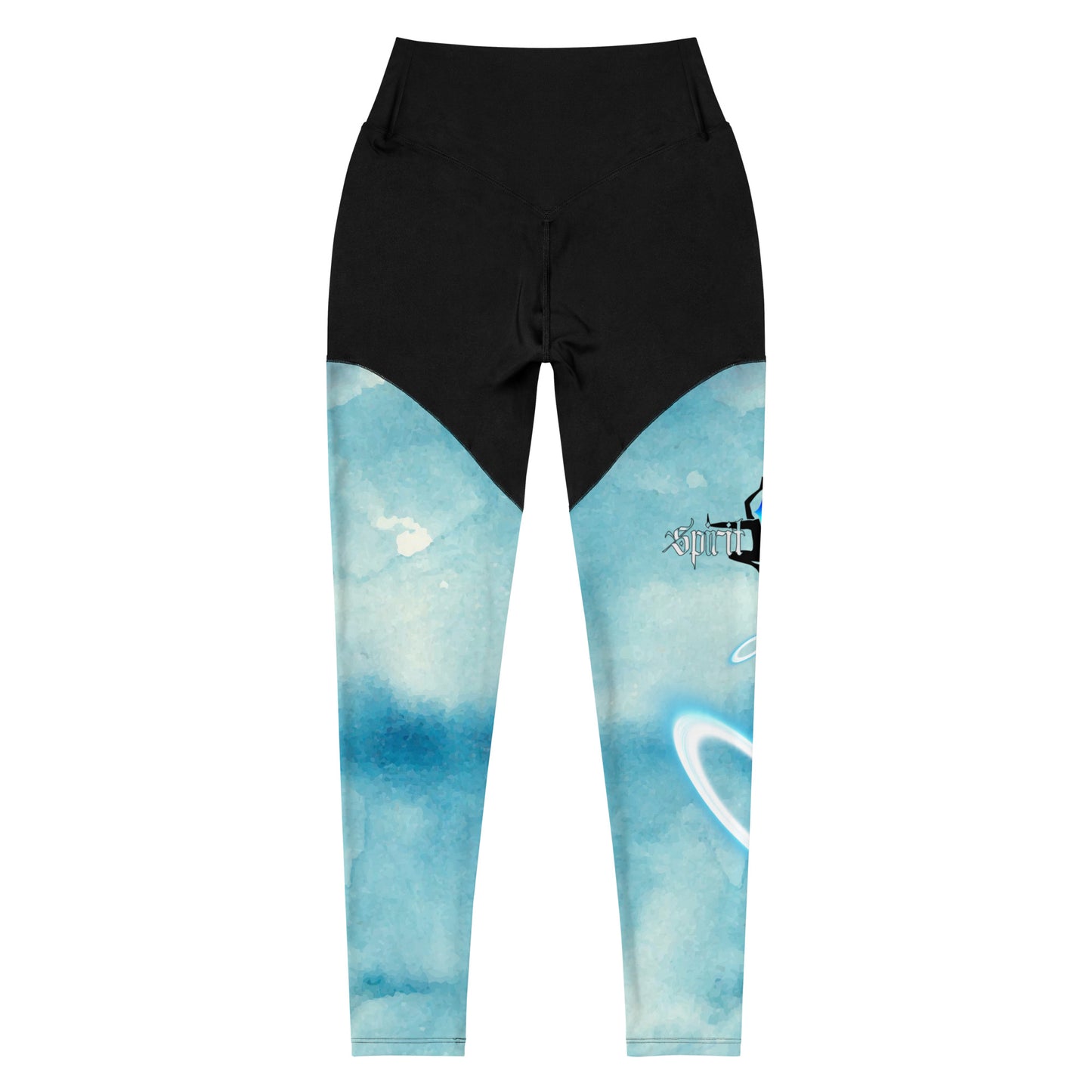 Spirit Gym Throat Chakra Yoga Sports Leggings