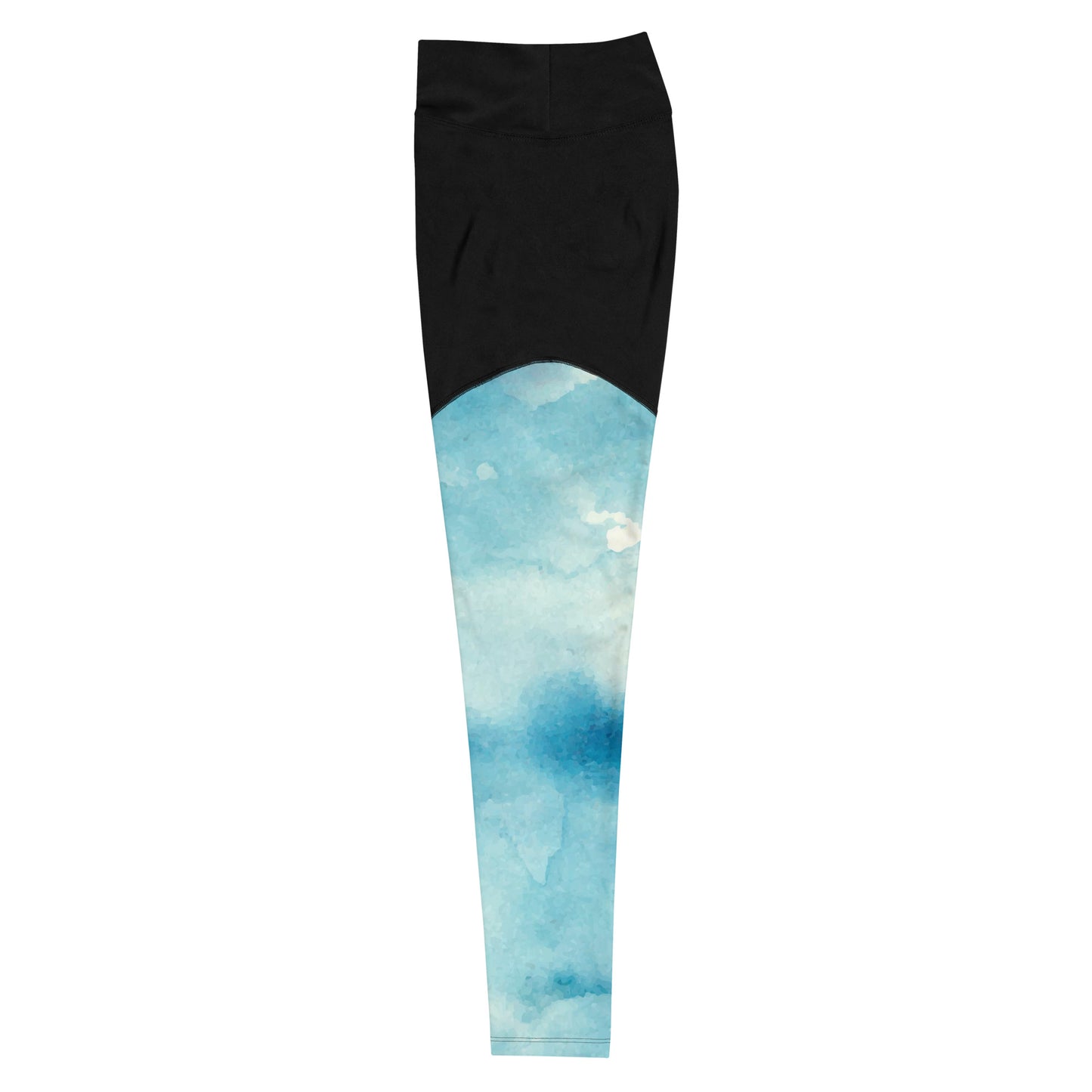 Spirit Gym Throat Chakra Yoga Sports Leggings