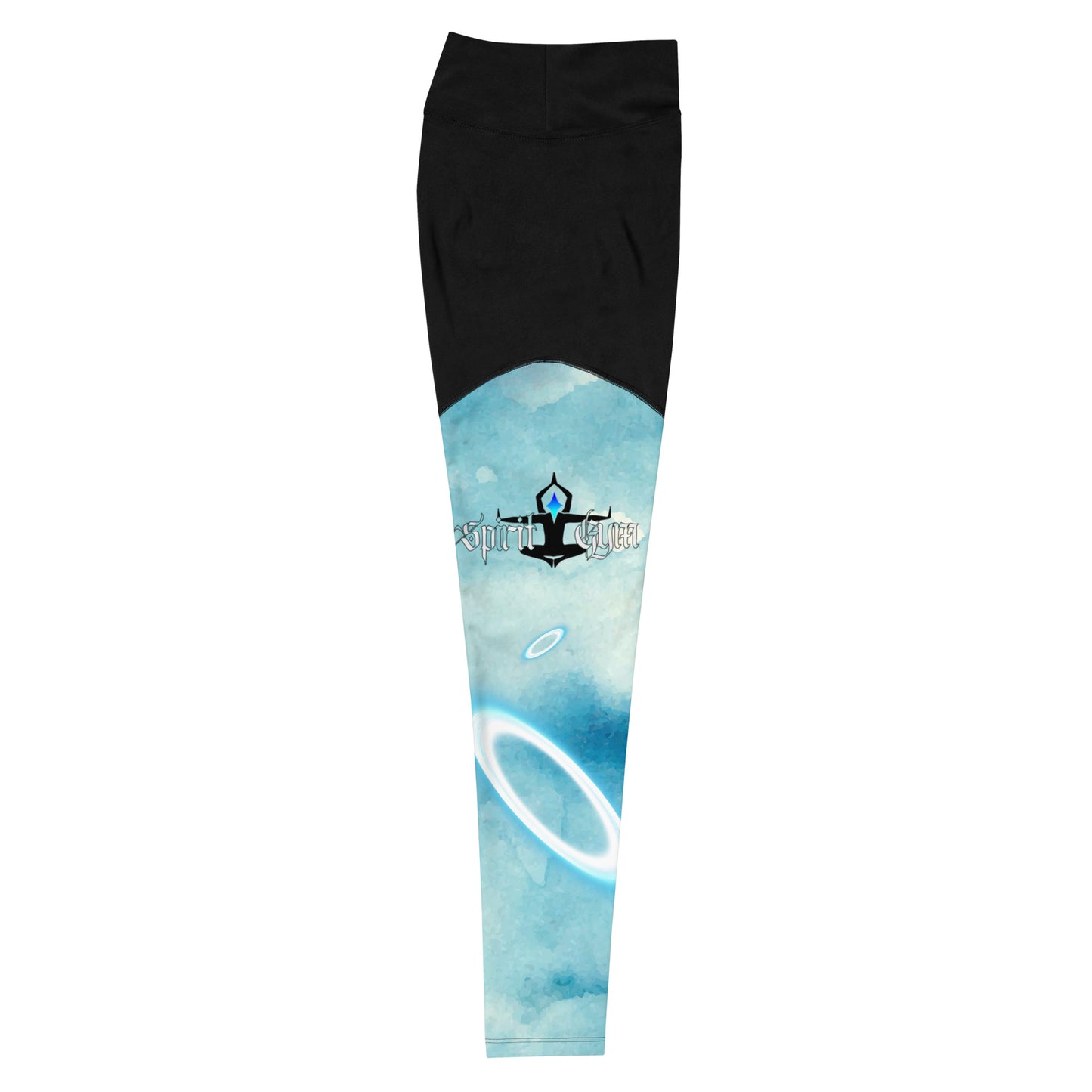 Spirit Gym Throat Chakra Yoga Sports Leggings