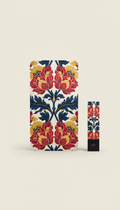 Crimson Petal Bold Floral Fitness Mat