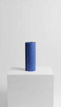 Sapphire Blue Yoga Mat With Diamond Motif