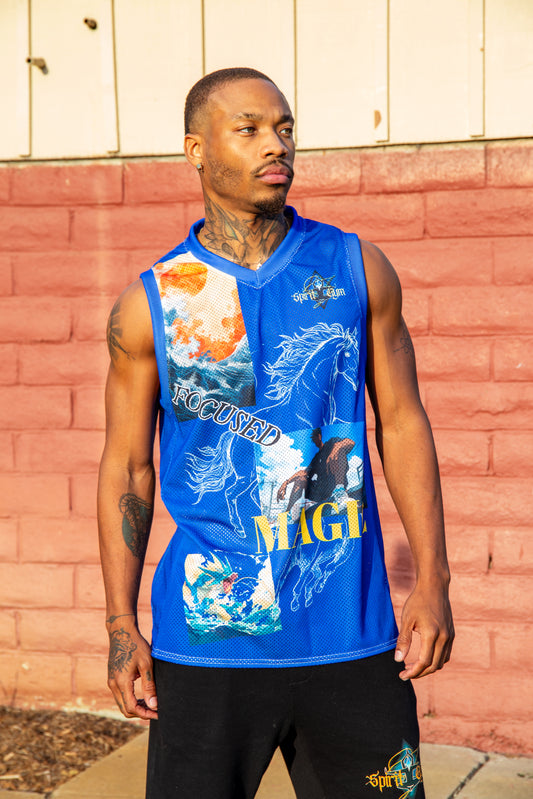 Spirit Gym Unisex Premium basketball jersey
