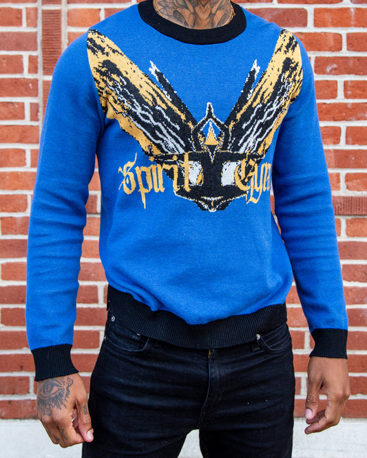 Spirit gym Knitted crew neck sweater
