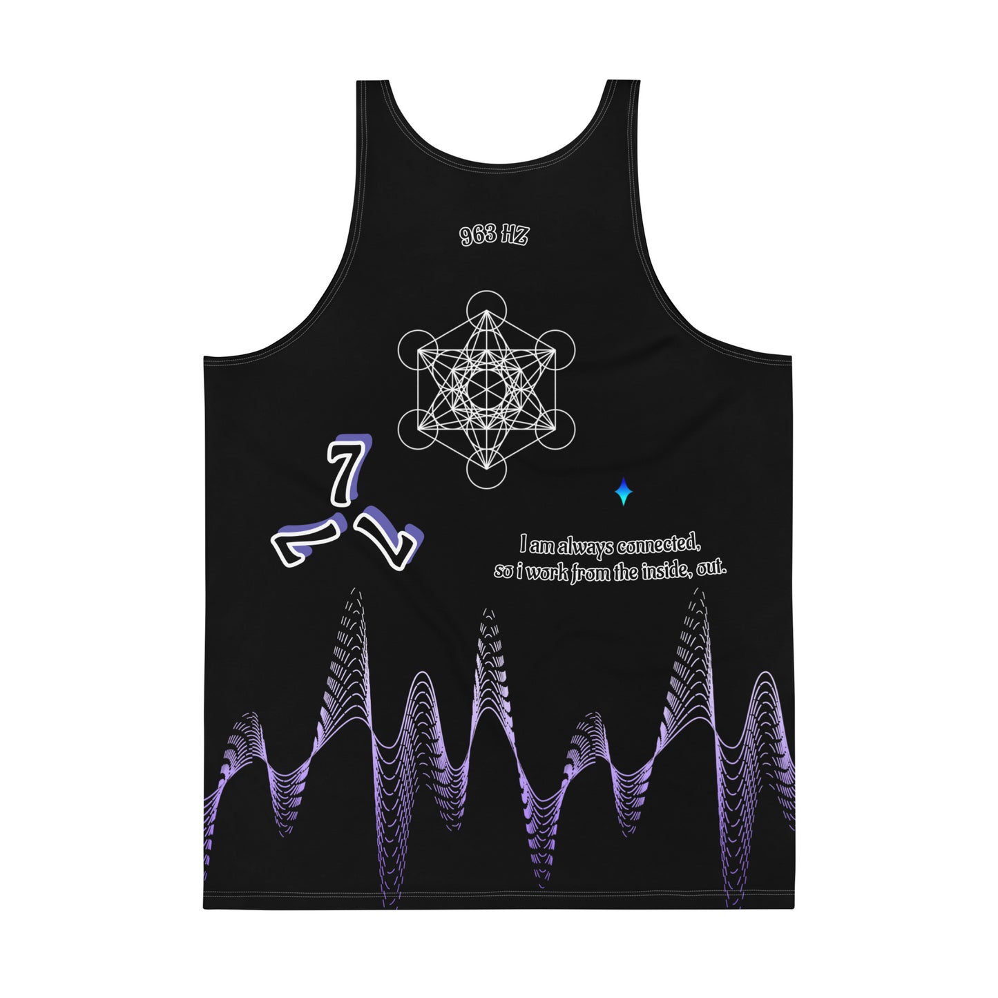 Spirit Gym Fall chakra yin color Unisex Tank Top