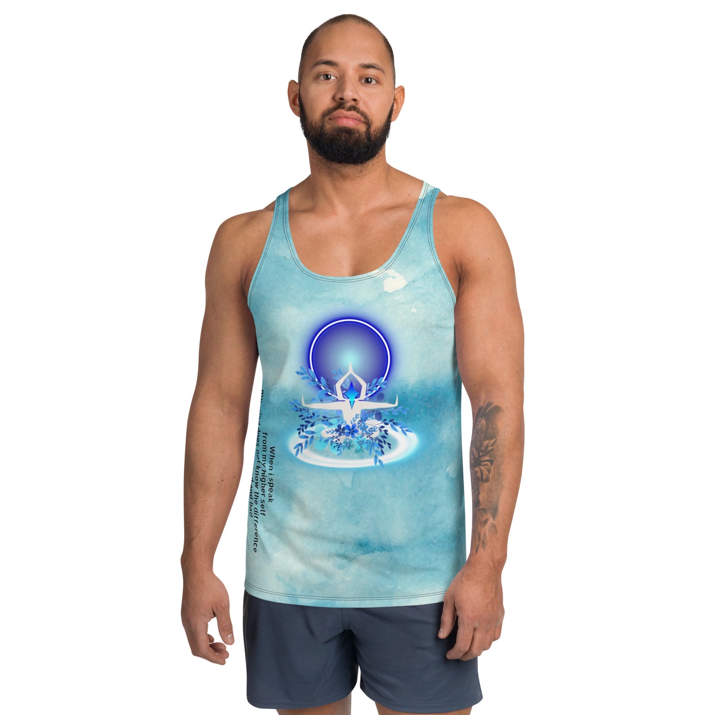 Spirit Gym Third eye Chakra Fall Gym Unisex Tank Top