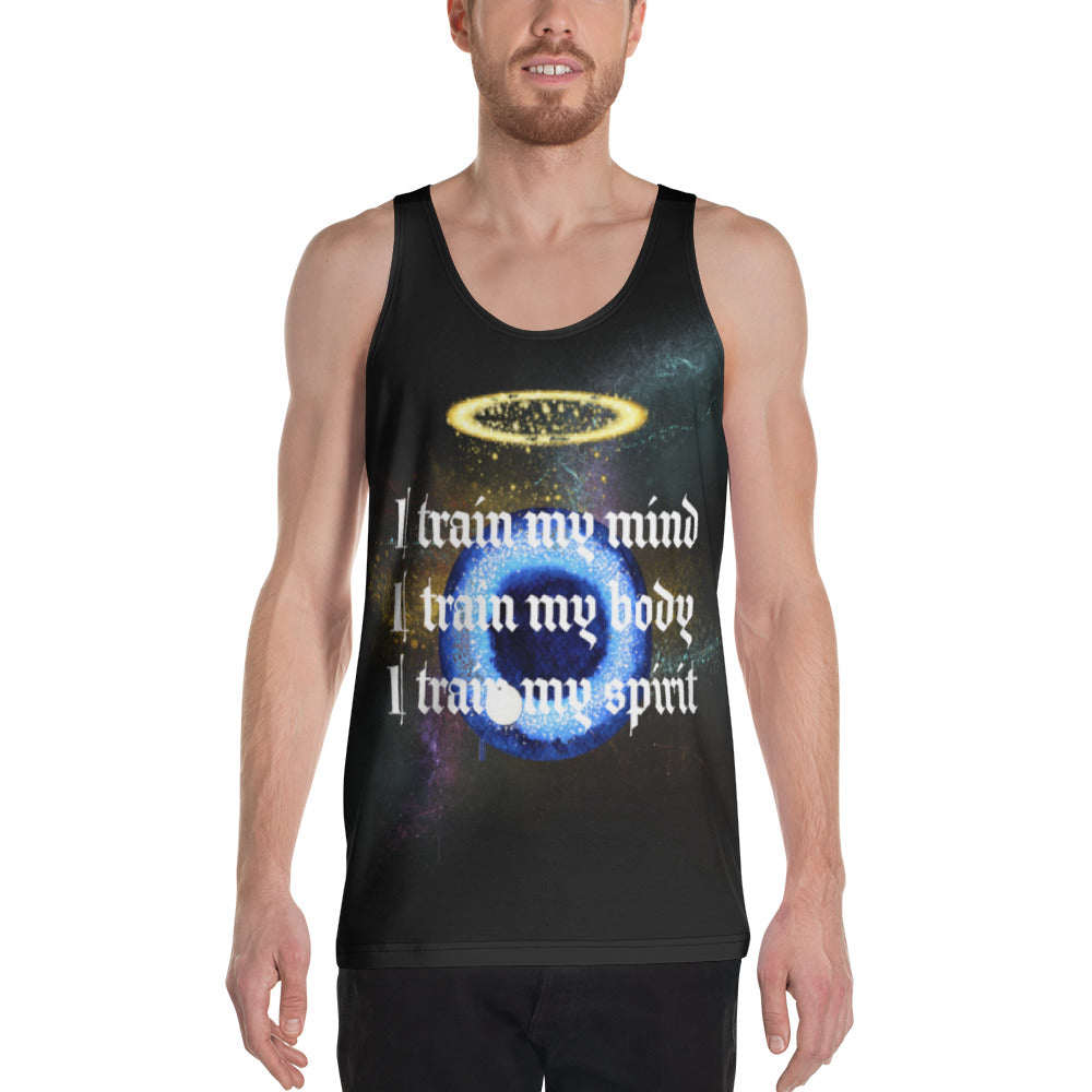 Spirit Gym Crown chakra mens gym Unisex Tank Top