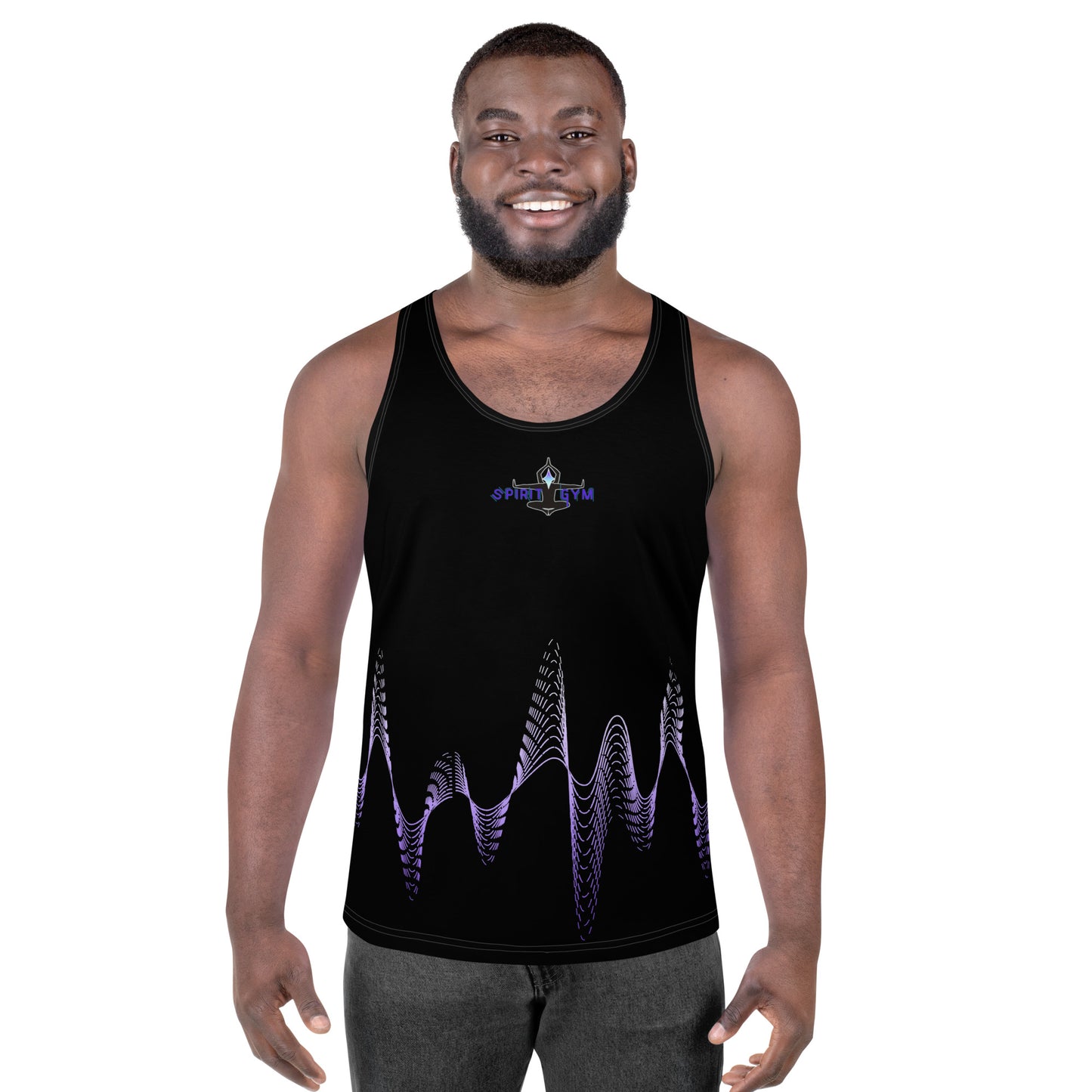 Spirit Gym Fall chakra yin color Unisex Tank Top