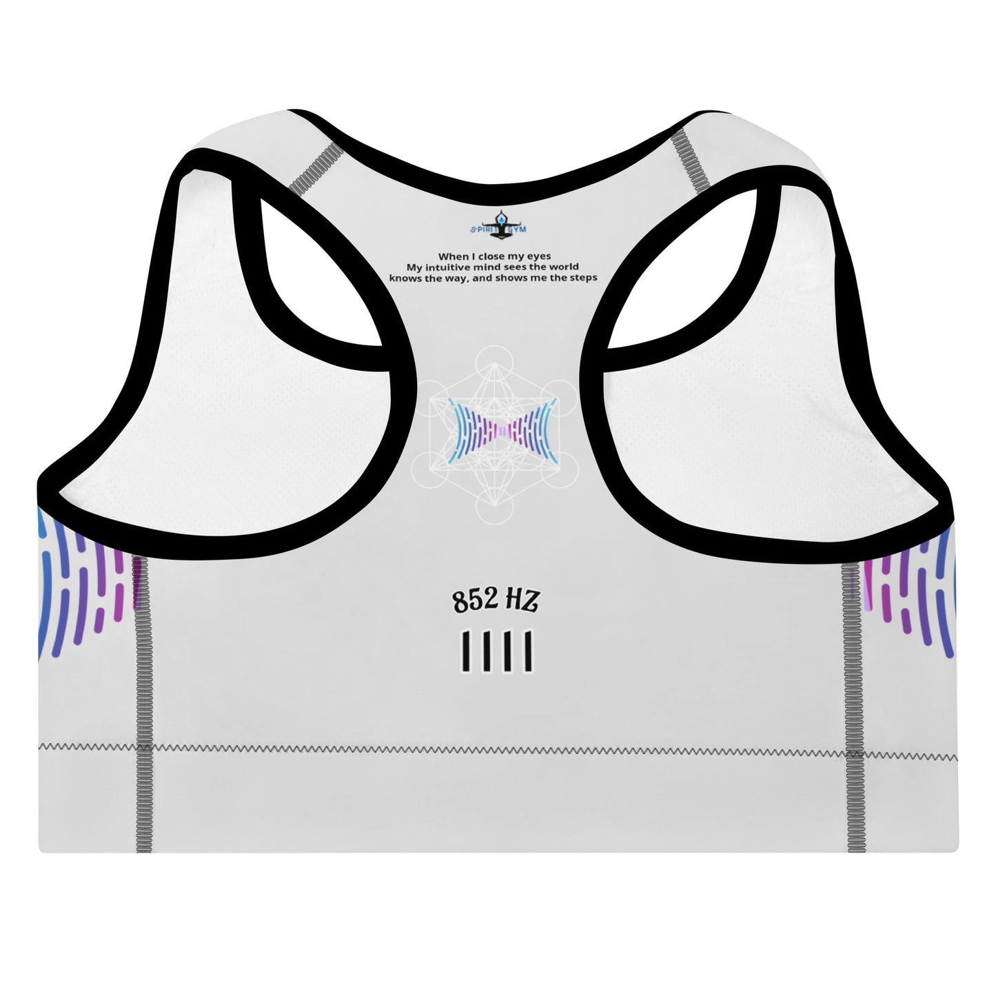 SPRIT GYM Workout Crop TOP – Recycled Long Sleeve Women Top Perfect For Gym Lovers Padded Sports Bra