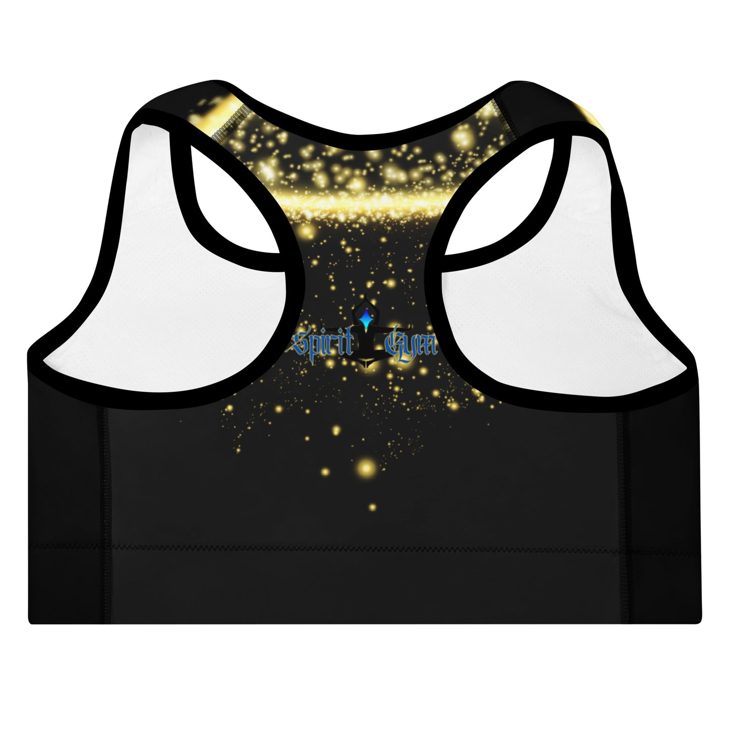 Spirit Gym Throat chakra crown womens Padded Sports Bra