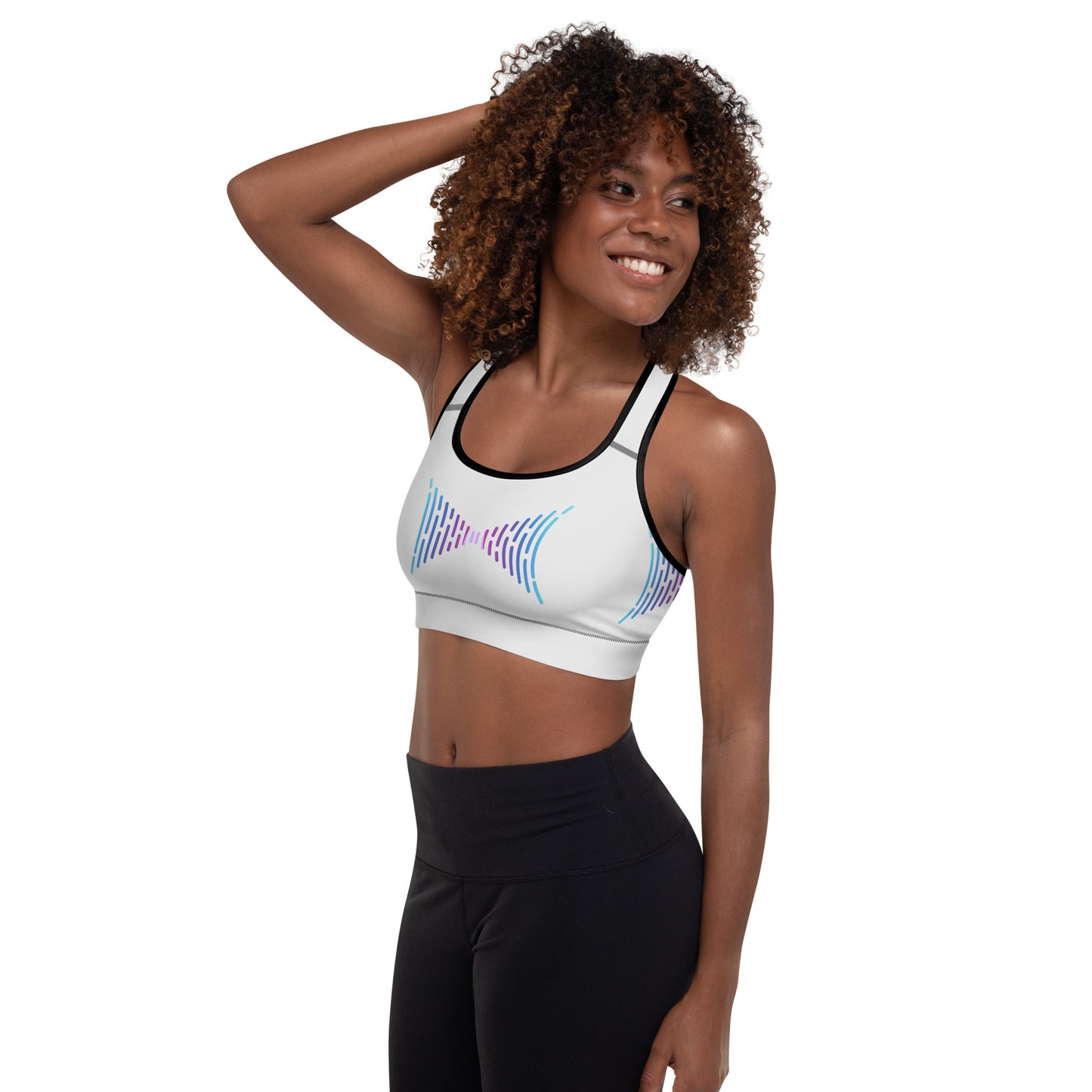 SPRIT GYM Workout Crop TOP – Recycled Long Sleeve Women Top Perfect For Gym Lovers Padded Sports Bra