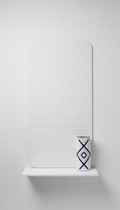 Porcelain White Pilates Mat With Diamond Embossing