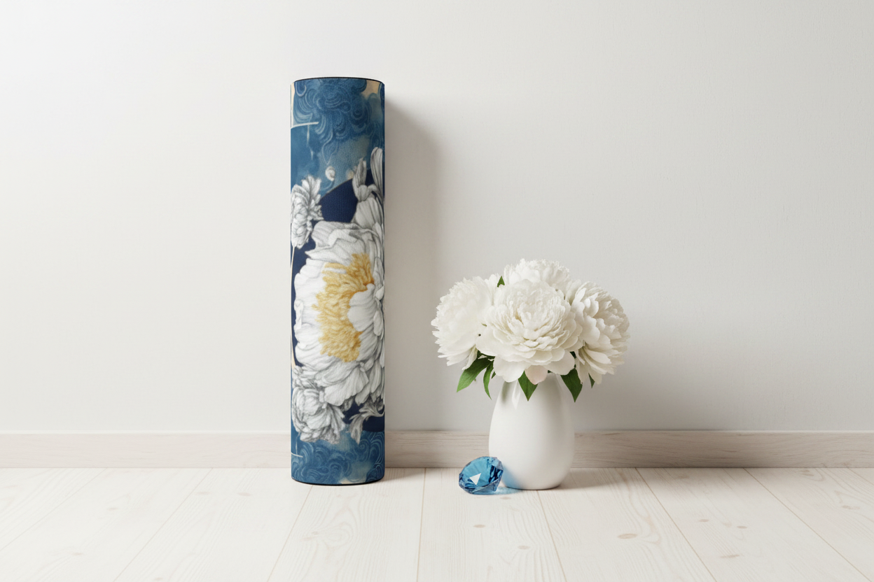 Blue Peony - Rolled Display