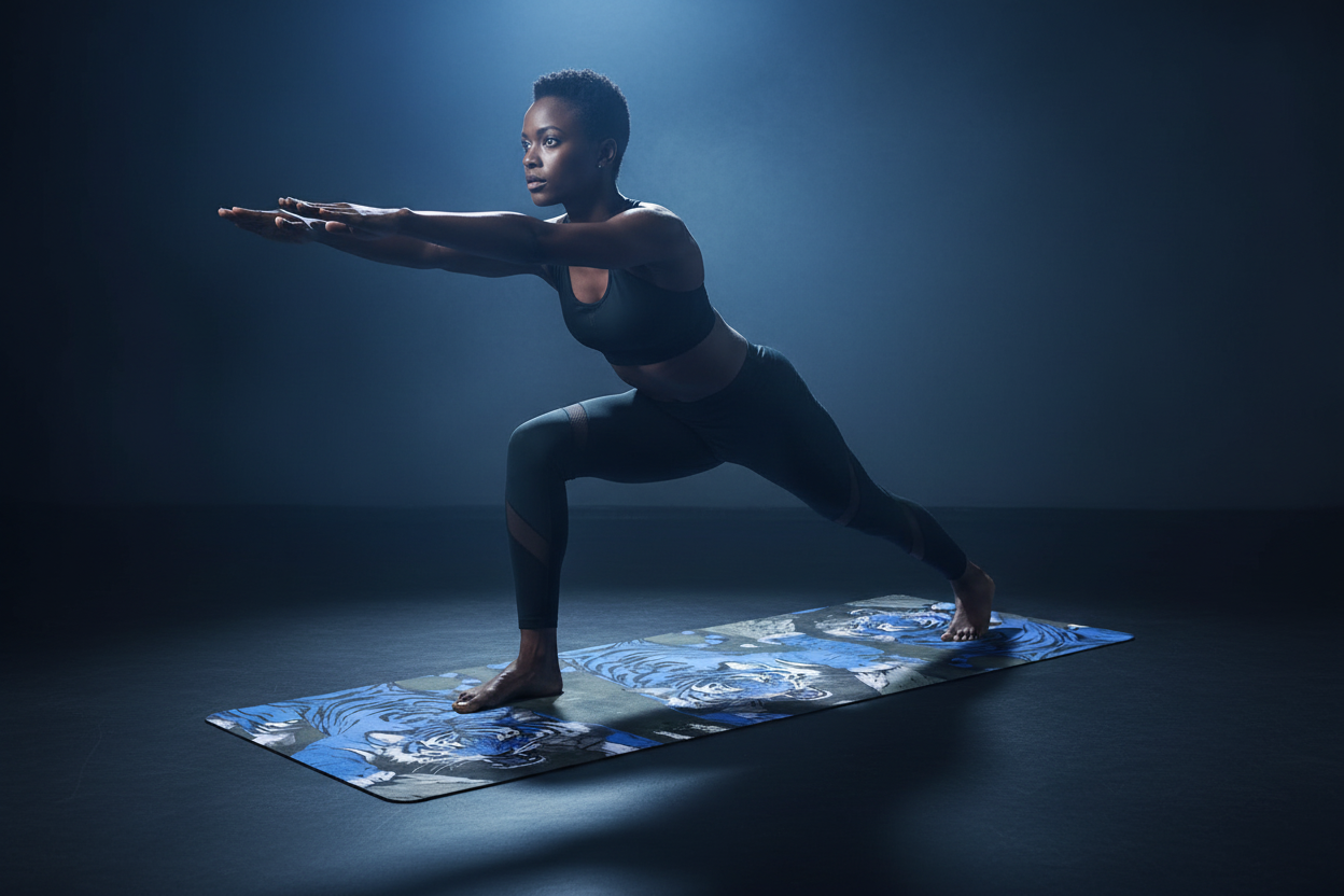 Blue Tiger - Warrior Pose