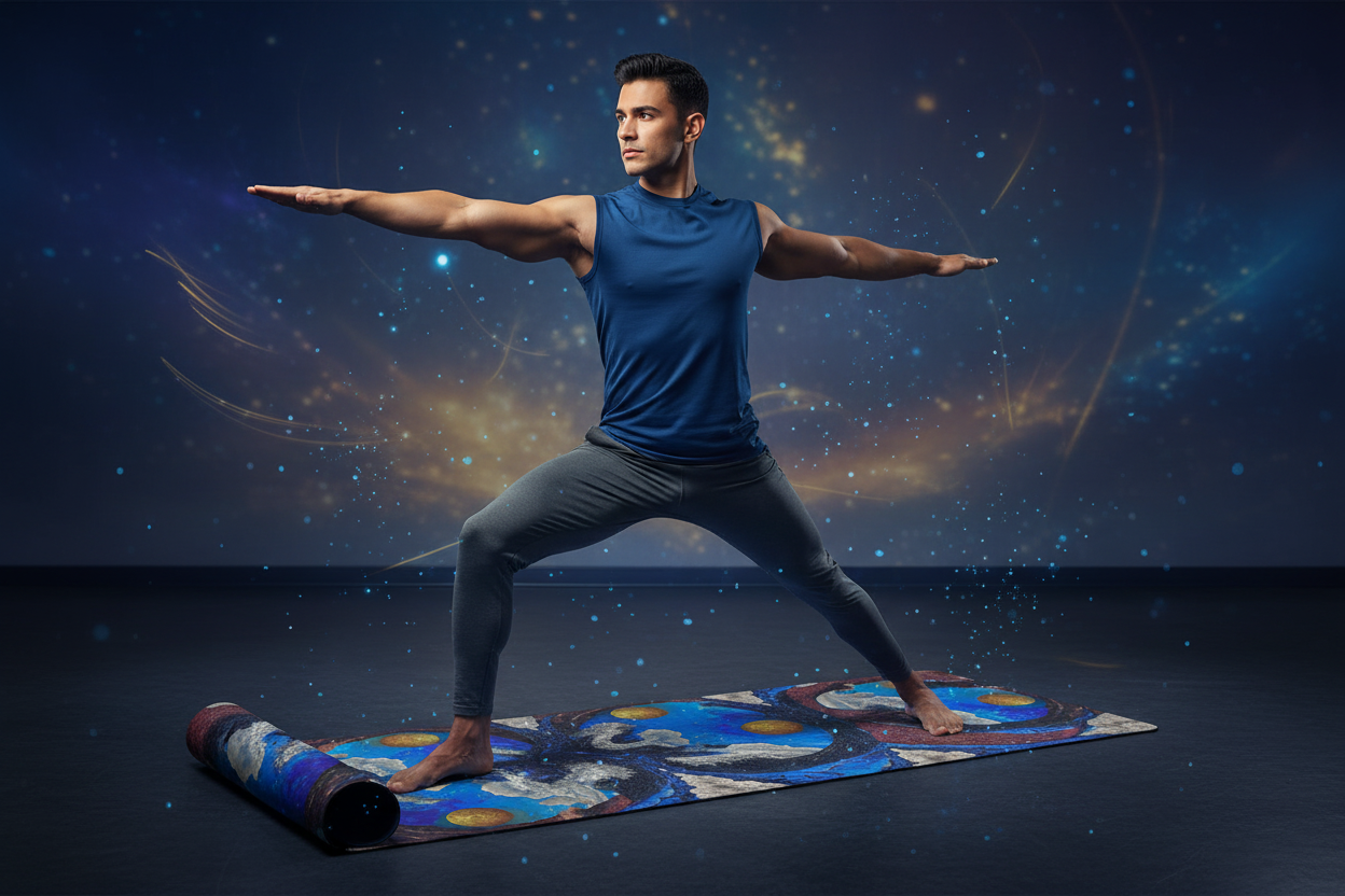 Cosmic Landscape - Warrior Pose