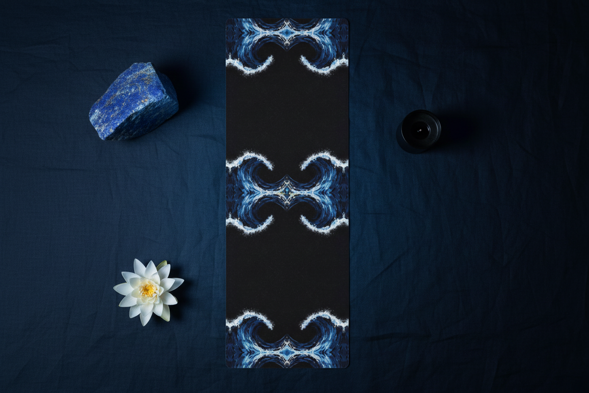 Ethereal Wave Mat - Dark Flat Lay