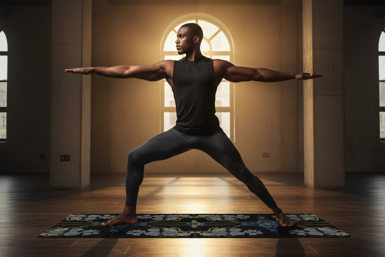 Lightning Floral - Warrior Pose