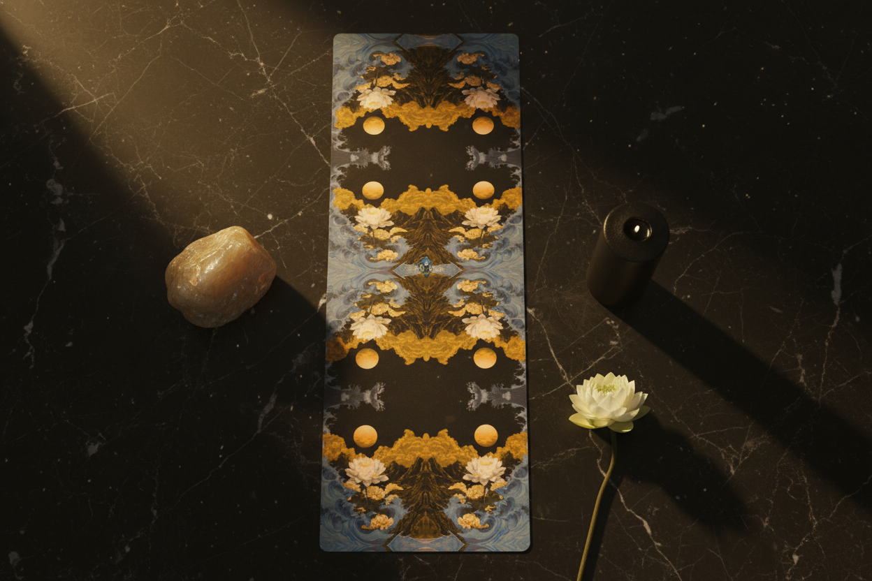 Midnight Lotus Moon - Flat Lay