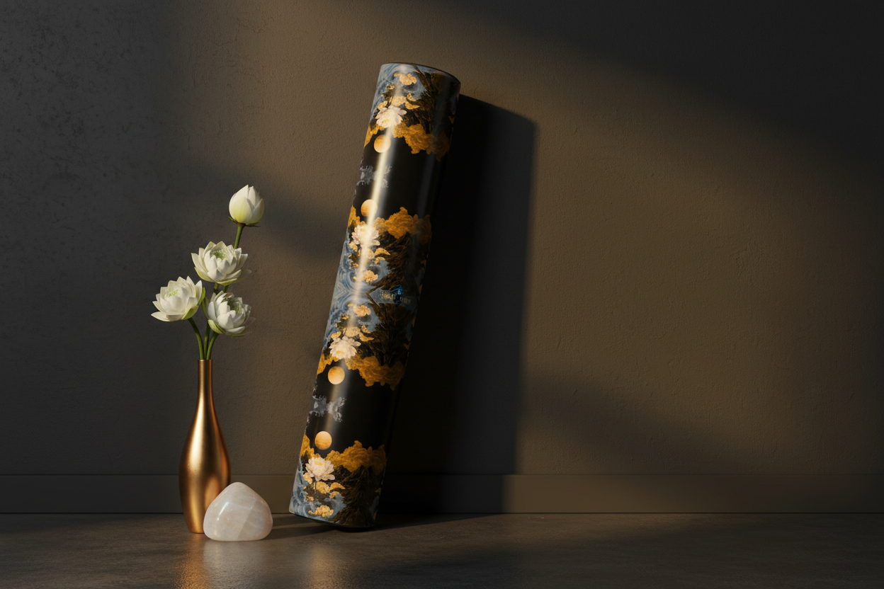Midnight Lotus Moon - Rolled Display