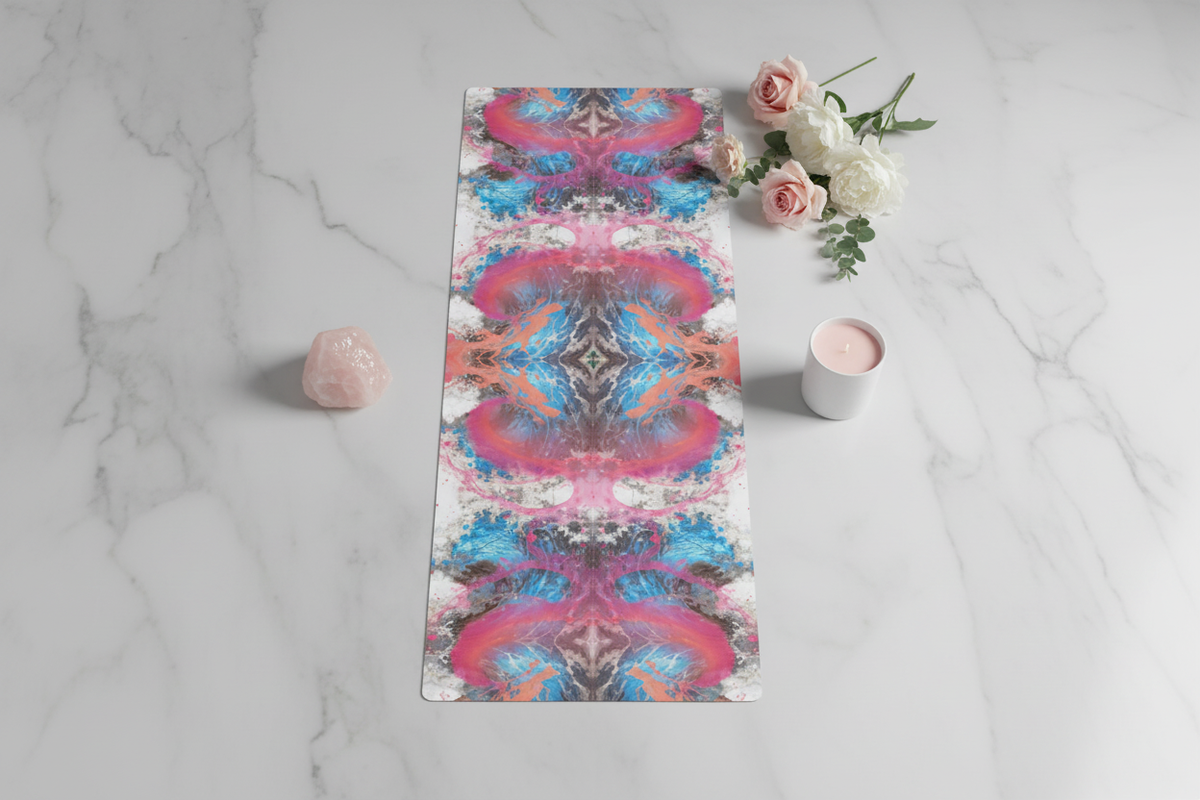 Pink Blue Aura - Flat Lay