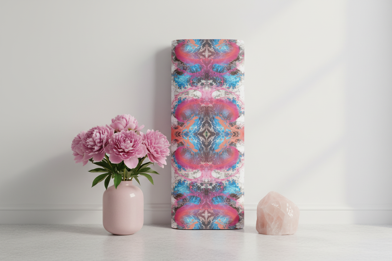 Pink Blue Aura - Rolled Display
