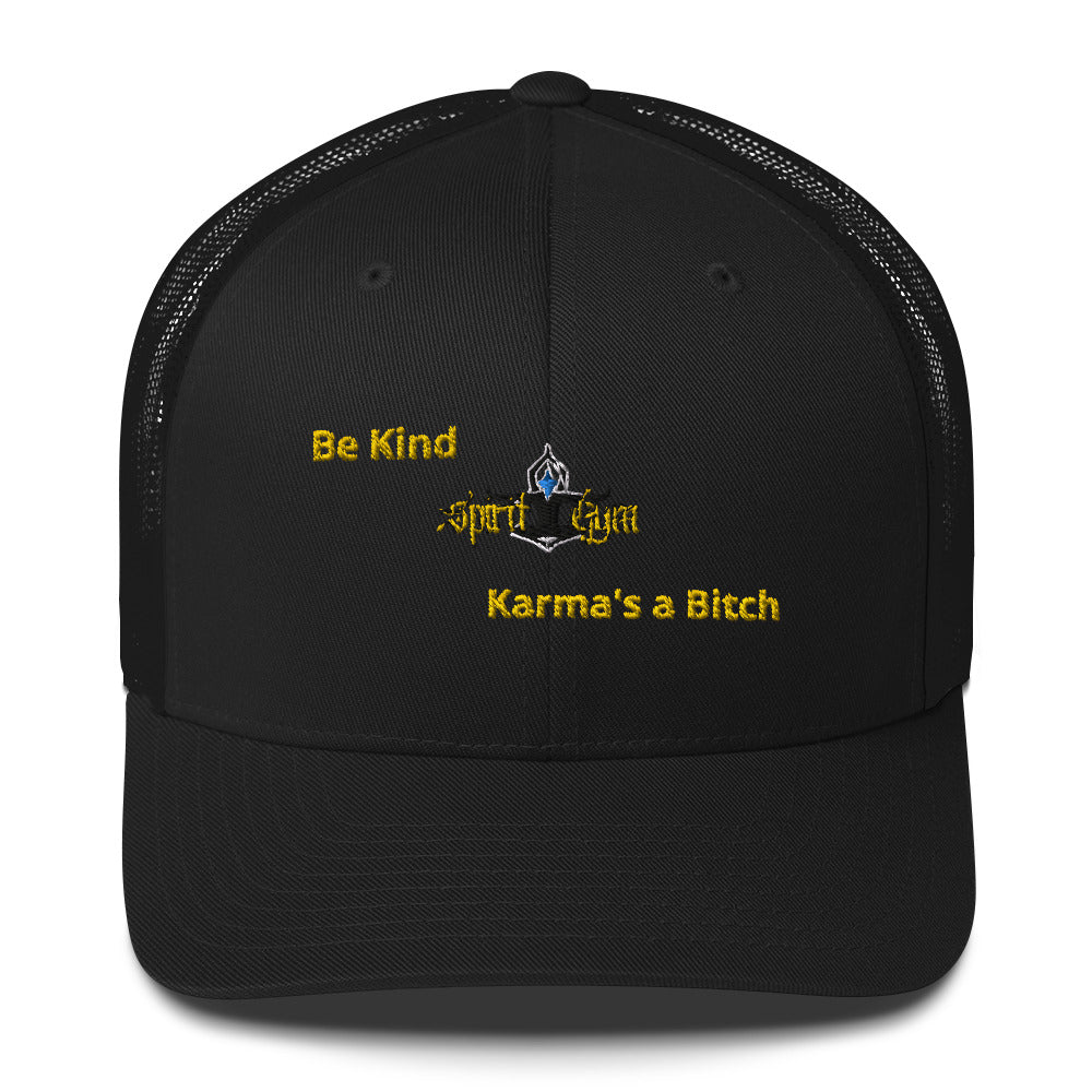 Spirit Gym KARMA IS A BITCH Unisex Trucker Cap