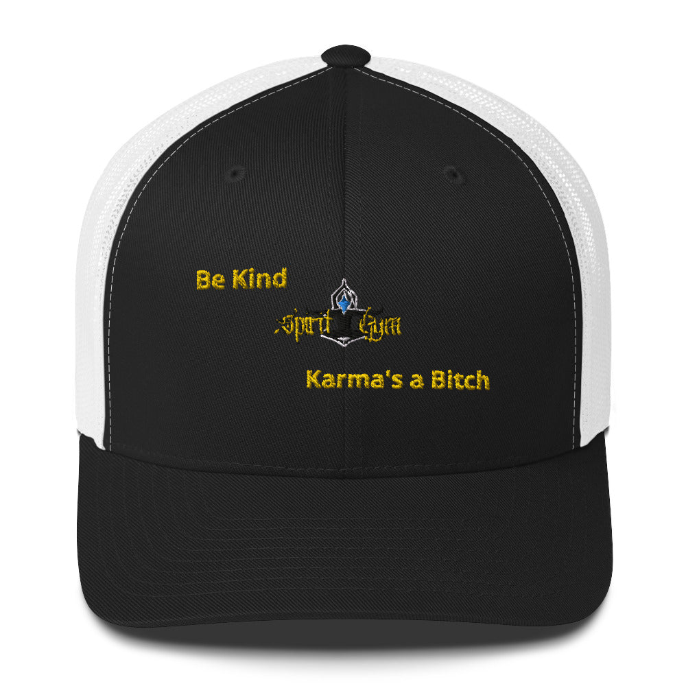 Spirit Gym KARMA IS A BITCH Unisex Trucker Cap