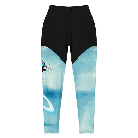 Spirit Gym Throat Chakra Yoga Sports Leggings