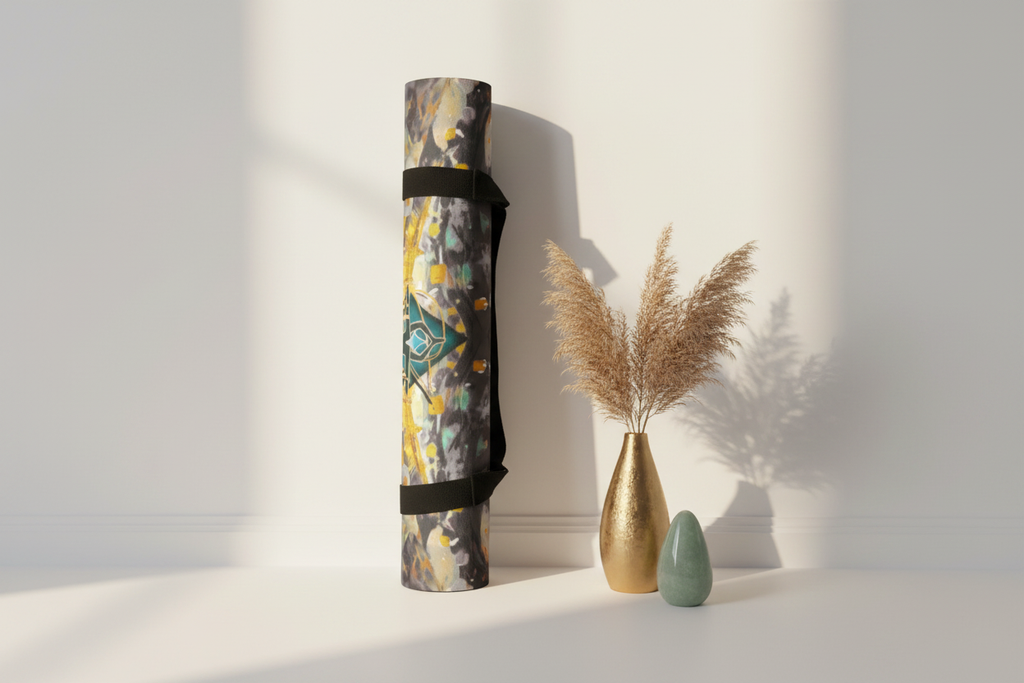 Teal Gold Japanese - Rolled Display