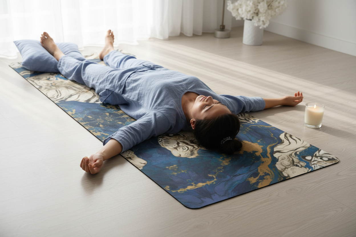 White Tiger Mat - Savasana